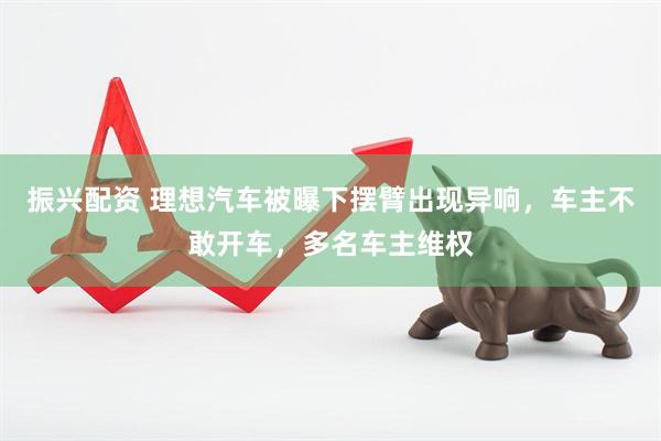 振兴配资 理想汽车被曝下摆臂出现异响，车主不敢开车，多名车主维权